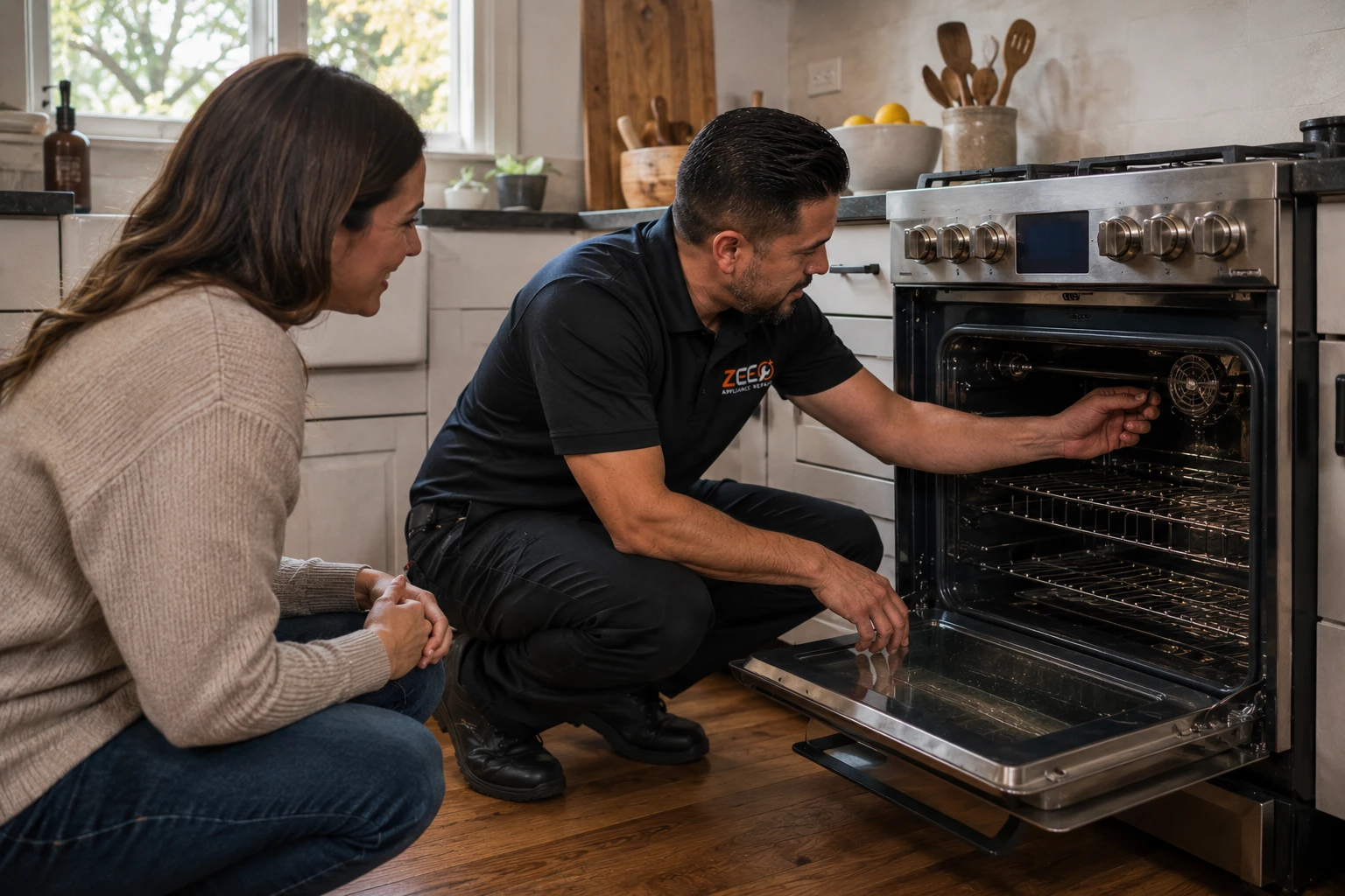 ZEE technician performing diagnostics